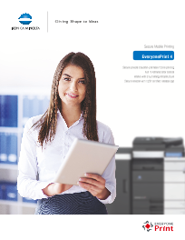 Everyone Print 4 Brochure Cover, Konica-Minolta, Uni-Copy Technologies, Konica Minolta, Lexmark, Toshiba, Copystar, KIP, LA, MS