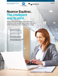 KM Equitrac Express Brochure Cover, Konica-Minolta, Uni-Copy Technologies, Konica Minolta, Lexmark, Toshiba, Copystar, KIP, LA, MS